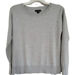 Gap Women's  LS Gray Sweater 100% Cotton Size S